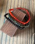 Stone Bead Cuffs
