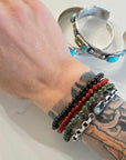 Stone Bead Cuffs