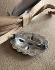 Sterling Repoussé Concho Pin