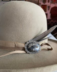 Sterling Repoussé Concho Pin
