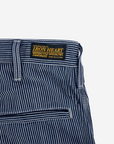 10.5oz Narrow Stripe Hickory Cargo Pants - Indigo IH-739-IND