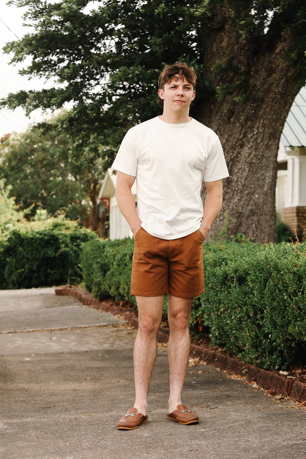 10oz Double Front Duck Shorts - Brown IH-742-BRN – Iron Shop