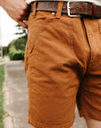 10oz Double Front Duck Shorts - Brown IH-742-BRN