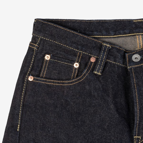 19oz Left Hand Twill Selvedge Denim Super Slim Cut Jeans - Indigo IH-555S-19L