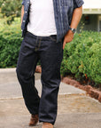 17oz Selvedge Denim Straight Cut Jeans - Natural Indigo IH-634N