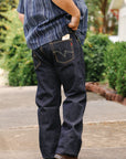 17oz Selvedge Denim Straight Cut Jeans - Natural Indigo IH-634N