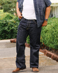 17oz Selvedge Denim Straight Cut Jeans - Natural Indigo IH-634N