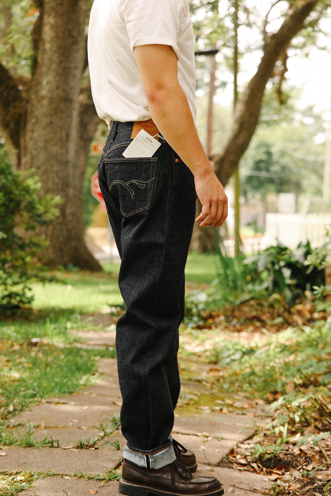 18oz Wide Taper Jeans- Indigo (FN-8004) – Iron Shop Provisions