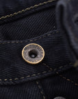 IH-555S-21od 21oz Selvedge Denim Super Slim Cut Jeans - Indigo Overdyed Black