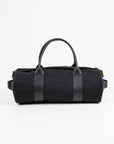 21oz Denim and Buttero Leather Holdall - Superblack IHE-24-BLK