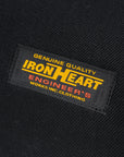 21oz Denim and Buttero Leather Holdall - Superblack IHE-24-BLK