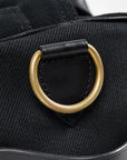 21oz Denim and Buttero Leather Holdall - Superblack IHE-24-BLK