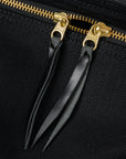 21oz Denim and Buttero Leather Holdall - Superblack IHE-24-BLK