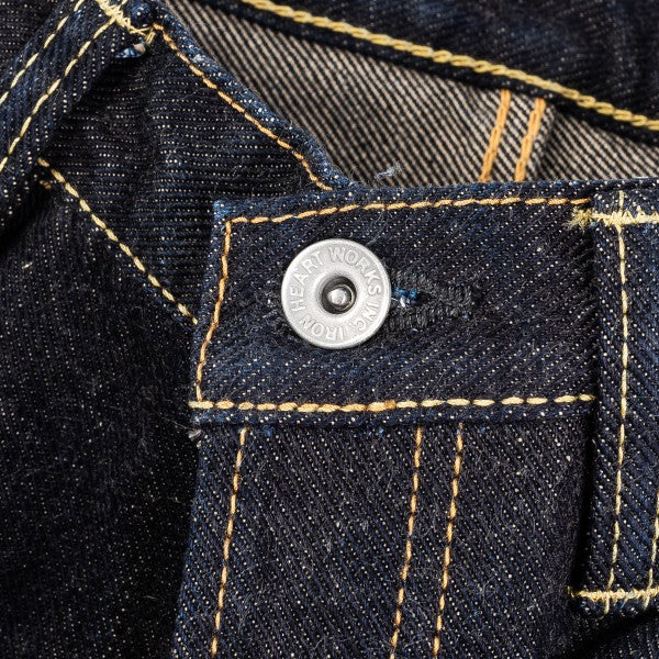 19oz Left Hand Twill Selvedge Denim Super Slim Cut Jeans - Indigo IH-555S-19L