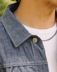 2nd Type Chambray Jacket- Blue (W902-J)