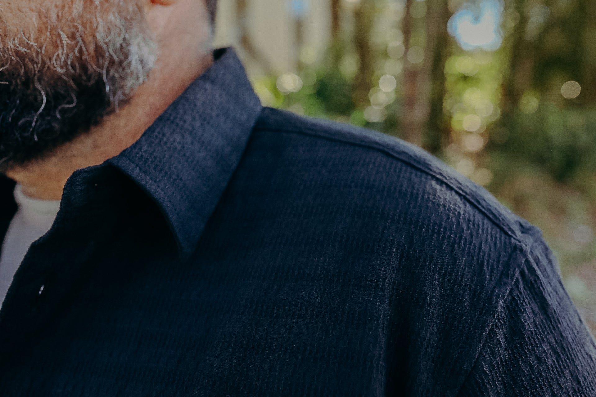 Jacquard Shirt- Black (MXLS1027) – Iron Shop Provisions