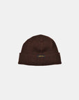 Wool Knit Watch Cap - Brown