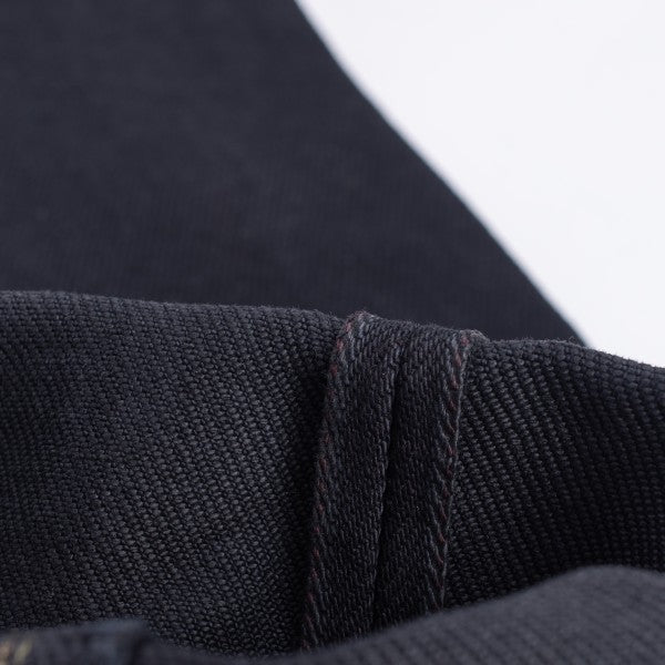 IH-555S-21od 21oz Selvedge Denim Super Slim Cut Jeans - Indigo Overdyed Black