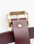 OGL Single Prong Garrison Buckle Leather Belt - Tan