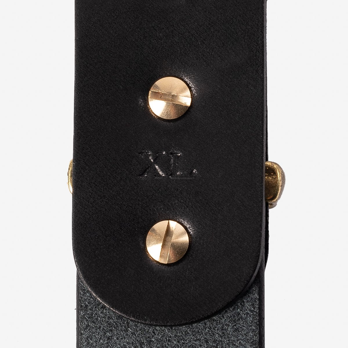 Heavy Duty "Tochigi" Leather Belt - BLACK