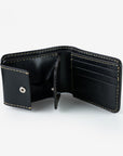 Small Shell Cordovan Wallet - Black