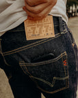 21 oz Selvedge Denim Super Slim Tapered Jeans - Indigo IH-777S-21