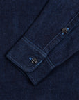 10oz Selvedge Denim Work Shirt - Indigo Overdyed Blue