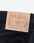 IH-555S-21od 21oz Selvedge Denim Super Slim Cut Jeans - Indigo Overdyed Black