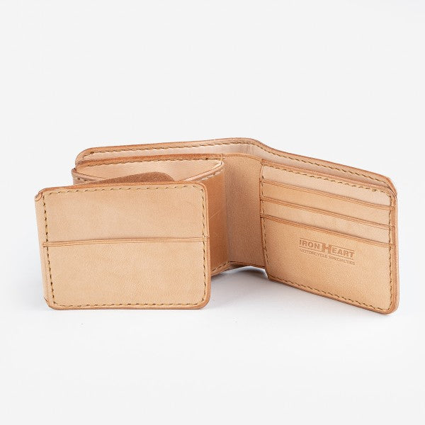Small Shell Cordovan Wallet - Natural