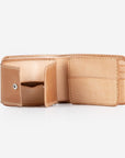 Small Shell Cordovan Wallet - Natural
