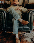 6221L Unlined Penny Loafer- Snuff Suede with Rubber Sole