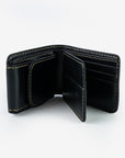 Small Shell Cordovan Wallet - Black