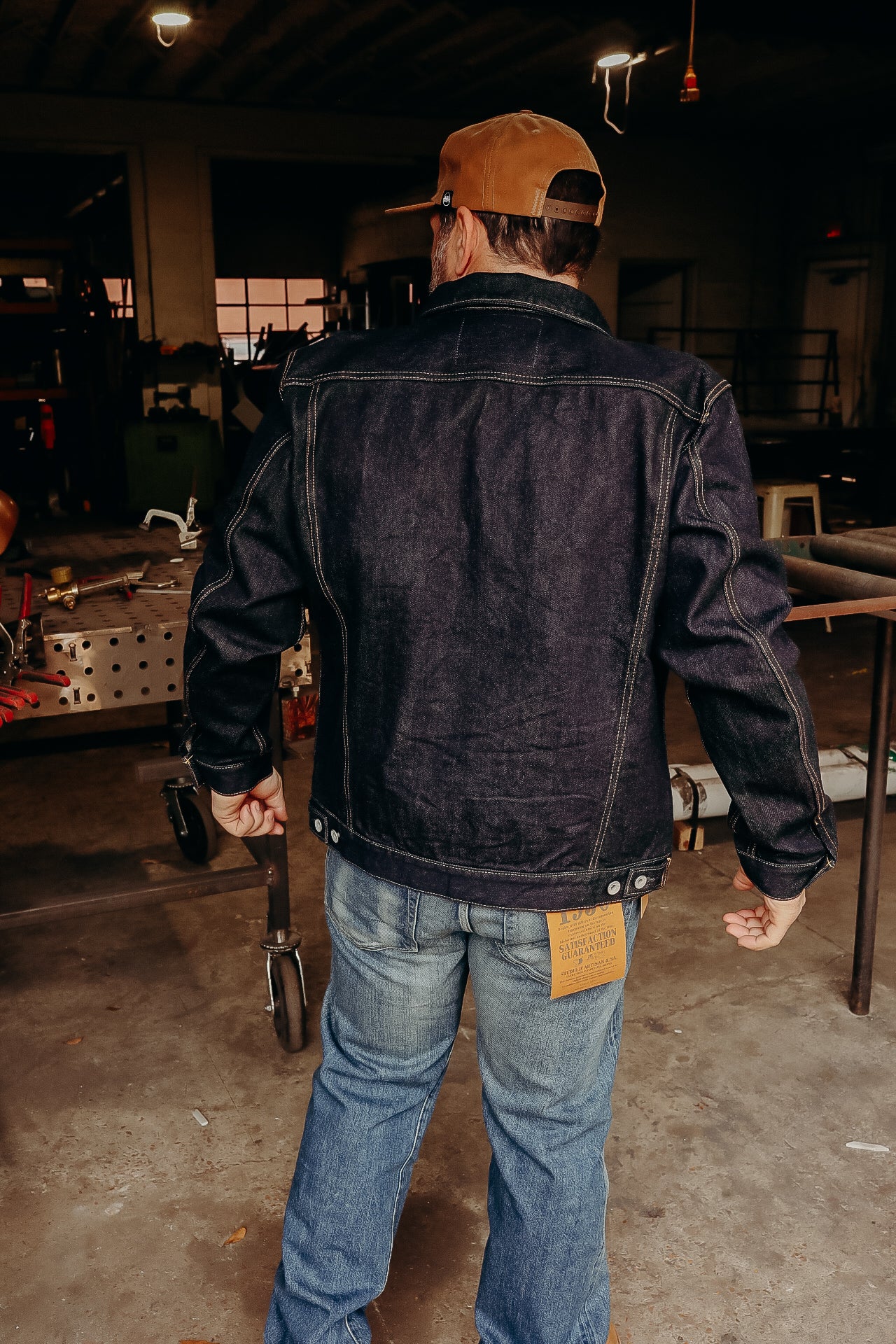 14oz Selvedge Denim Modified Type III Jacket - Indigo IH