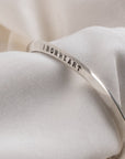 "V" Profile Bangle - Sterling Silver