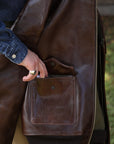 A-2 Leather Jacket- Pull Up Horse Brown