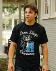 ANM x ISP "Denim Cat" Loopwheel Tee-Black