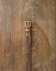 Tooled Leather Belt