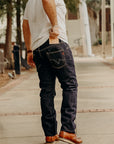 21 oz Selvedge Denim Super Slim Tapered Jeans - Indigo IH-777S-21