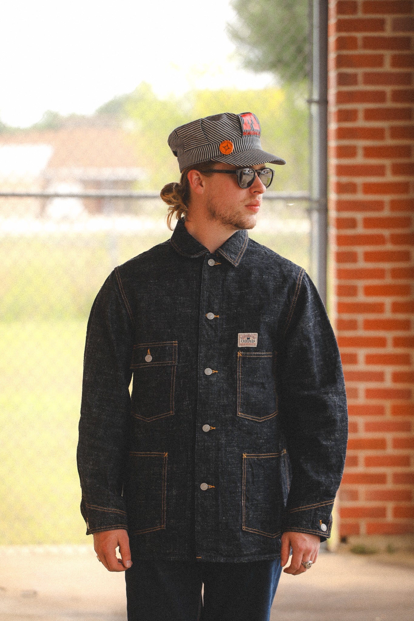 D4620 Studio D'Artisan GL3 Selvedge Denim Coverall Jacket- Indigo