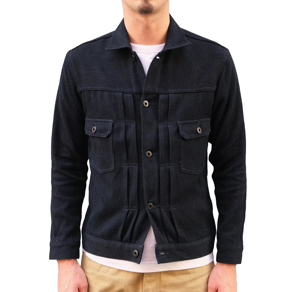 TYPE 2 JACKET-INDIGO SASHIKO (JBGJ1005)