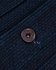 14oz Sashiko Dobby Cloth / Duck Work Vest - Indigo IHV-50-IND