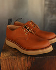 Derby Shoe- Oil Scratch Brown