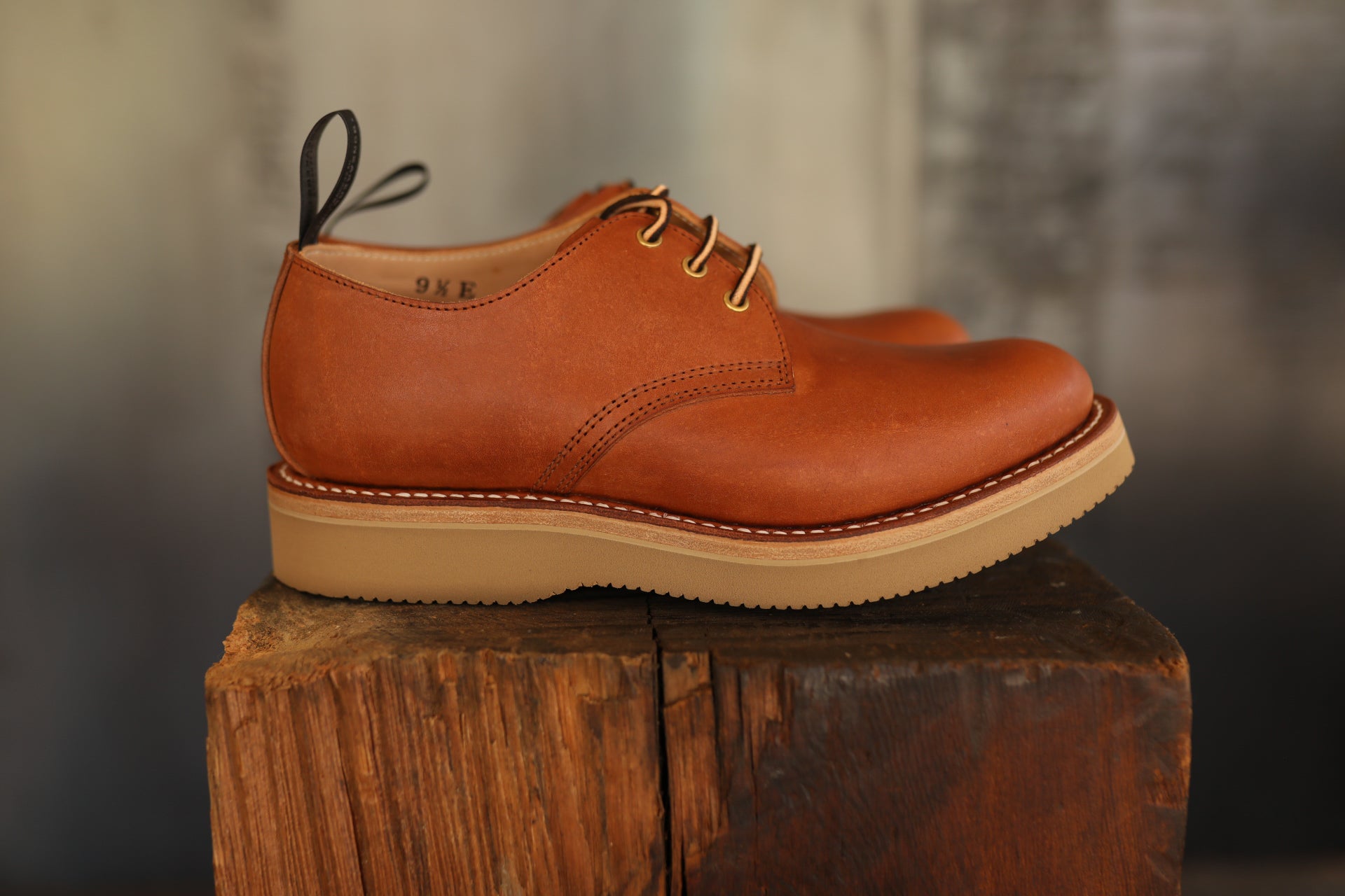 Derby Shoe- Oil Scratch Brown