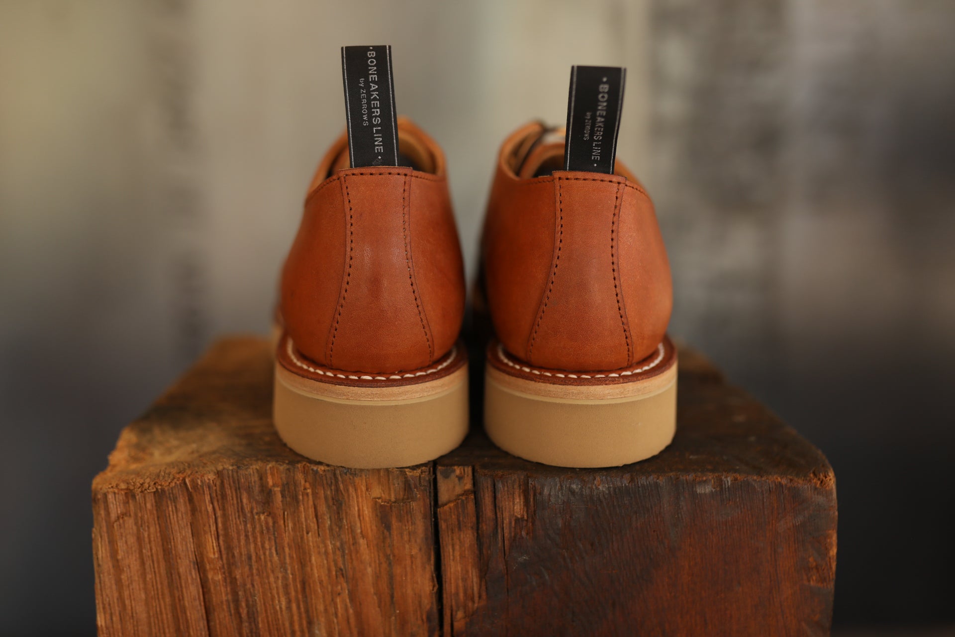 Derby Shoe- Oil Scratch Brown