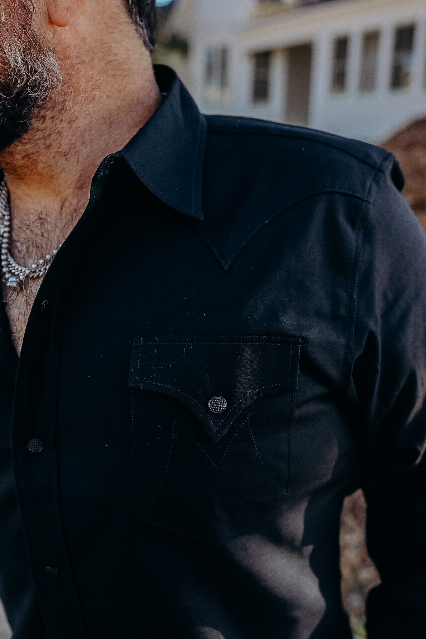 DUDE RANCHER COTTON SATEEN - BLACK