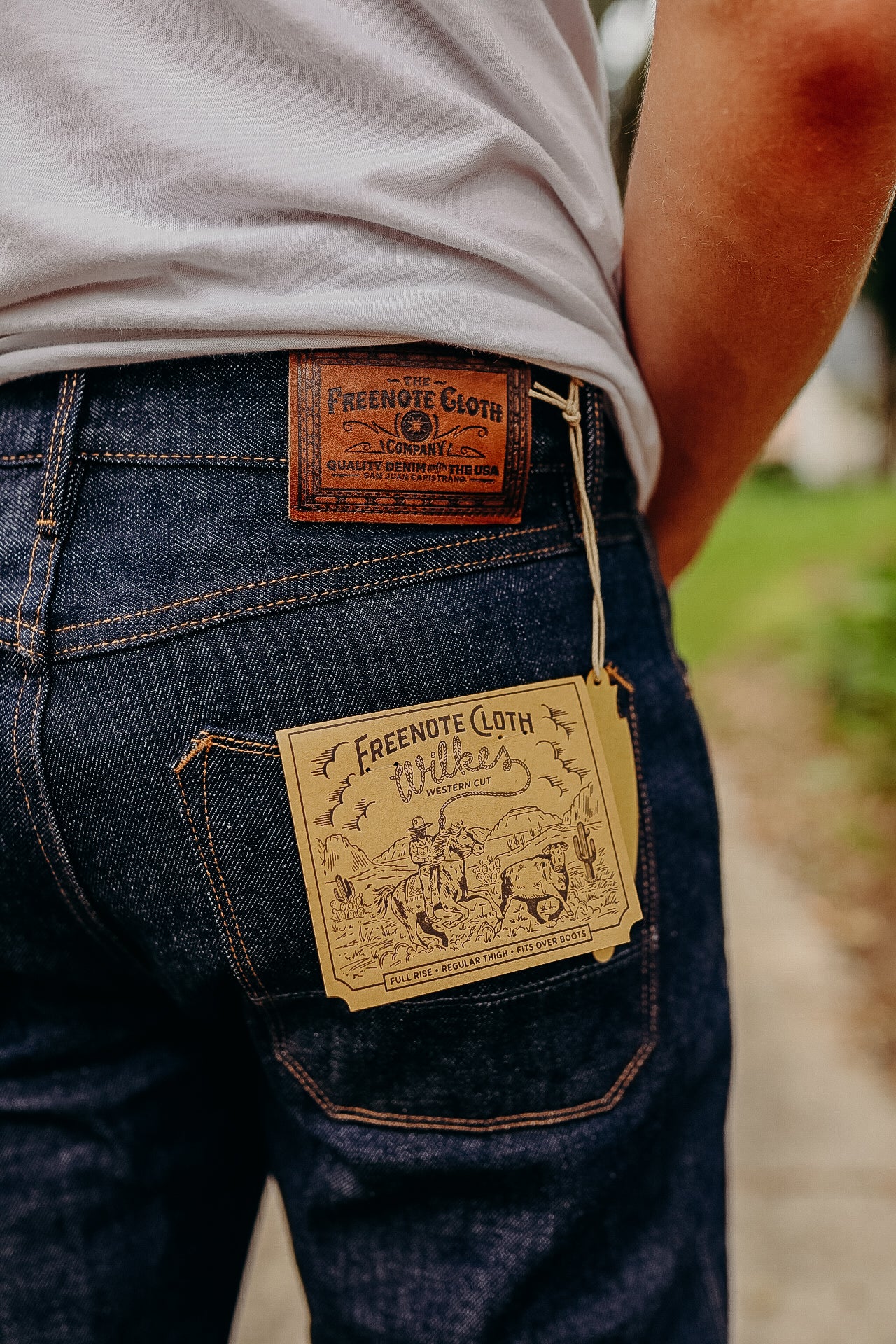 Wilkes Western Cut 16oz Rinsed Denim