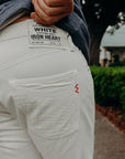13.5oz Denim Super Slim Cut Jeans - White IH-555-WT