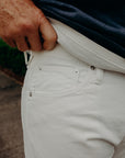 13.5oz Denim Super Slim Cut Jeans - White IH-555-WT