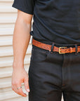 Wyatt- Black Uneven Broken Twill