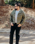 888-SBG 21oz Selvedge Denim Medium/High Rise Tapered Cut Jeans - Superblack (Fades To Grey)